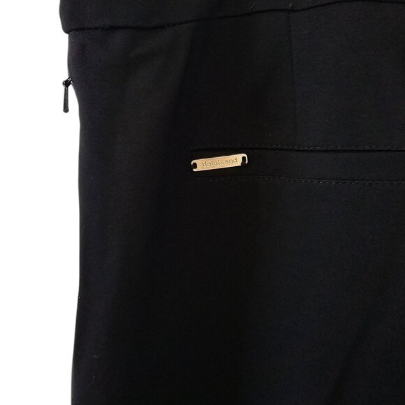 Betabrand Womens Faux Leather Front Stretch Pull On Pants, Black, Size 2XL LONG - Picture 4 of 9